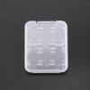 Dytebeply 4X Eight in One Plastic Micro-SD SDHC TF MS Memory Card Storage Case Box Protector Holder, transparent, 750114317 view 2