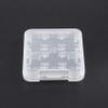 Dytebeply 4X Eight in One Plastic Micro-SD SDHC TF MS Memory Card Storage Case Box Protector Holder, transparent, 750114317 view 4