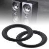 ECSiNG 4PCS 4 Inch Speaker Foam Edge Surround Replacement Part Speaker Surrounds Repair Kit Inner Diameter 65.8mm Outer Diameter 99.2mm for Speaker Repair DIY Black view 2