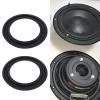ECSiNG 4PCS 4 Inch Speaker Foam Edge Surround Replacement Part Speaker Surrounds Repair Kit Inner Diameter 65.8mm Outer Diameter 99.2mm for Speaker Repair DIY Black view 3