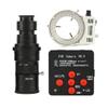 JOEBO Microscope Kit 48MP 2K 1080P 60FPS HDMI USB Video Microscope Camera TF Storage 100X 130X 200X 300X 500X Zoom C Mount Lens Microscope Lens Adapters (Color : with 200X Lens Light) view 1