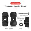 GMBYLBY Reliability Aluminum Alloy with Double Socket Arm for 25mm /1-Inch Ball Mount Base Easy to Use Accessories Mounting Base Holder view 4