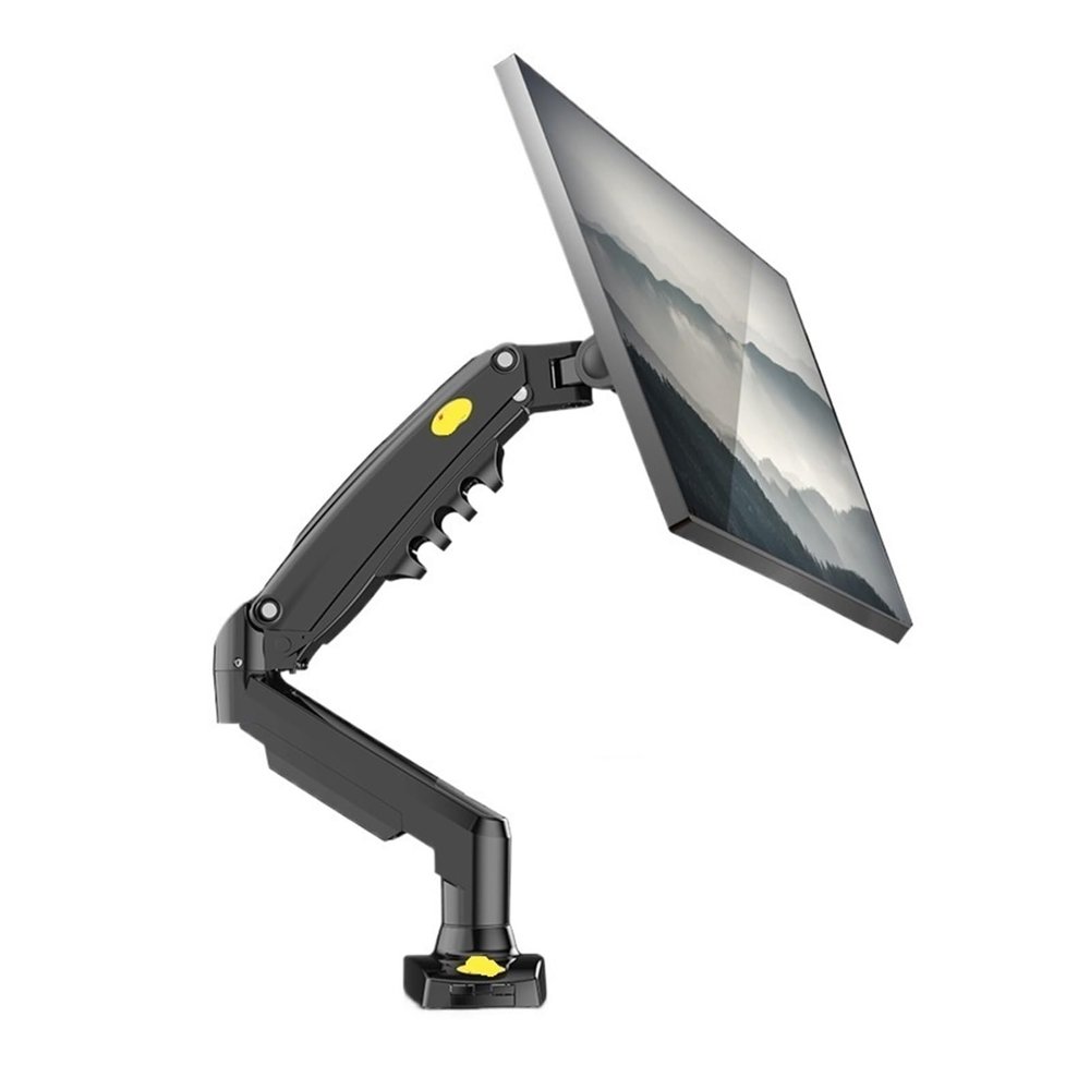WPTGODGB F80 Desktop 17-inch-30-inch LCD LED Monitor Stand arm Gas Spring Load Capacity 2-9 kg (Color : with Cable Cover)