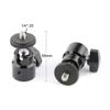 CAMVATE 360 Degree Swivel 1/4"-20 Mini Ball Head + Double Microphone Mounts Bracket + Super Crab Clamp view 3