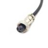 9.84 ft GX12 3 Pin Single Female Head Aviation Cordset, GX12 3Pins Female Connector Electrical Cable Panel Mount Circular Metal Aviation Adapter Cordset for Ships 20AWG (3meter) view 2
