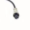 9.84 ft GX12 3 Pin Single Female Head Aviation Cordset, GX12 3Pins Female Connector Electrical Cable Panel Mount Circular Metal Aviation Adapter Cordset for Ships 20AWG (3meter) view 4