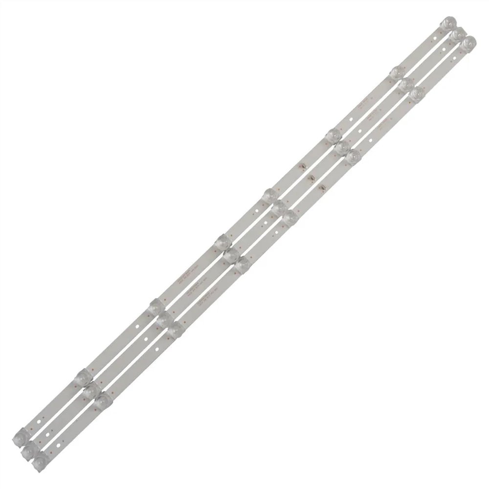 UFDIPLMY 6pcs(2TV) LED Backlight Strip Bar 8 Lamp Compatible with 43" TV CC02430D738V04 43E20 3X8 8S1P 1410 0D20 (Color : 3PCS(1TV))