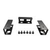 GMBYLBY Under Desk Laptop Holder Mount with Screw Under Desk Laptop Mount Bracket Under Table for Laptop Keyboard Laptop Mount for Desk Notebook Stand Holder, Black view 1