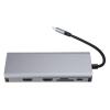 GMBYLBY USB C Docking Station 12 in 1 Hub Adapter with 4K+VGA+USB 3.0 Port+100W PD+Ethernet+SD/TF+3.5mm USB C Docking Station for Laptop view 3