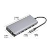 GMBYLBY USB C Docking Station 12 in 1 Hub Adapter with 4K+VGA+USB 3.0 Port+100W PD+Ethernet+SD/TF+3.5mm USB C Docking Station for Laptop view 4