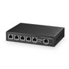 6 Port 10G Switch, 4 x 2.5G RJ-45 Base-T Ports, 2 x 10G RJ-45 Ports, Web Managed/Unmanaged, Metal Fanless Managed Multi-Gigabit Desktop/Wallmount Binardat Network Switch view 1