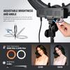 NEEWER 18 Inch Ring Light with Tripod Stand, 55W Large LED Ringlight, Cold Shoe Phone Holder Compatible with iPhone Camera for Video Recording Photography Streaming Selfie Makeup Studio Photo, RL-18 view 3