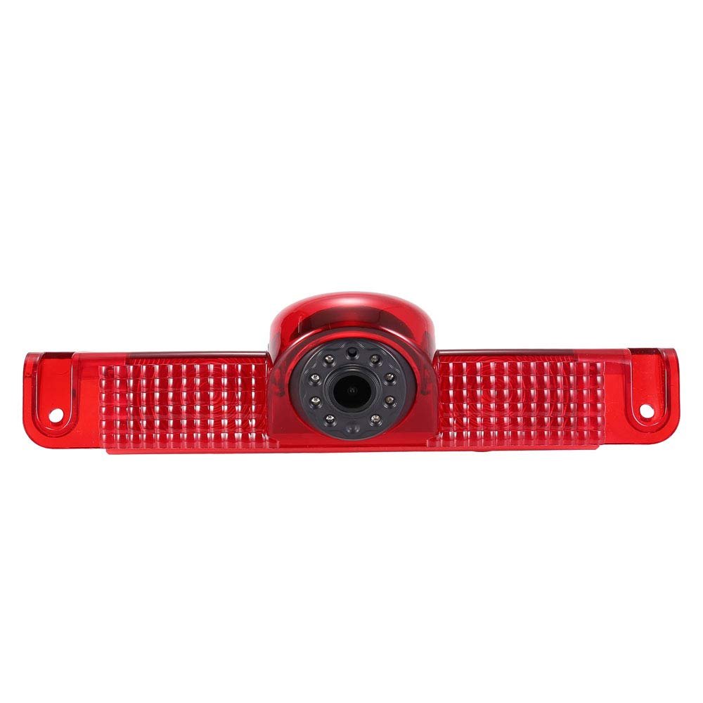 1280*720 Pixel Super HD Car Roof Brake Light Rear View Camera Transporter Waterproof Night Vision Reversing Camera Replacement for Chevrolet Express GMC Chevy Savana Exporer Vans Cargo Van 2003-2018