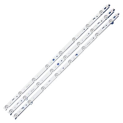 UFDIPLMY 1Set = 3Pcs LED Backlight Strip 8 Lamp Compatible with Sony 32" TV KDL-32RD303 KDL-32R303C KDL-32R303B 1-889-675-12 IS4S320DNO01 LM41-00091J