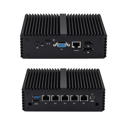 Qotom J6412 Mini PC with 16GB RAM 256GB SSD, 5X 2.5G B3 LAN Ports, be configured as VPN Appliance, DHCP Server, DNS Server