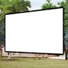 FUREMA 60in 100in 120in Projection Screen, Foldable Portable Anti-Crease Projector Screen, Washable Outdoor Movie Screens, White Polyester Projector Curtain (Size : 60inch-4:3) view 1