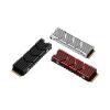 1 Pcs M.2 2280 Cooler Radiator Hollow Solid State Drive Cooler Aluminum Alloy with Thermal Conduction (Color : Black) view 3