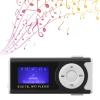 Portable MP3 Player, Mini MP3 Music Player, Flashlight Mini BackClip LCD Mini Screen Music Media Player, for Running, Sports view 2