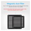 EKFVNIQQ 2 Pcs 80mm 90mm 120mm 140mm Magnetic Frame PVC PC Fan Dustproof Net Dustproof Cover Computer Net Cooling Superfine Dustproof Cover (Color : 2Pcs White, Size : 14cm) view 3