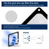 EKFVNIQQ 2 Pcs 80mm 90mm 120mm 140mm Magnetic Frame PVC PC Fan Dustproof Net Dustproof Cover Computer Net Cooling Superfine Dustproof Cover (Color : 2Pcs White, Size : 14cm) view 4