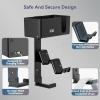 KDD 4-in-1 Wall Mount Controller Holder - Dual Game Controller and Headphone Hanger with Anti-Slip Pads for Xbox ONE/X Series/PS5/PS4 - Detachable Desk Storage for Media Remote, Phone and Speaker view 4