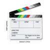 DTREELS Professional Movie Directors Clapboard, Acrylic Film Directors Clapboard, Colorful Director Video Scene Clapperboard, Movie Clapboard Cut Action Scene Board view 3