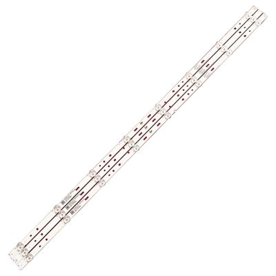 UFDIPLMY 2/6Sets LED Backlight Bar Light Strip HK43D08-ZC22AG-09 303HK430038 Compatible with SANYO 43inch 43CE2532A1 43CE210G1 (Color : 18PCS(6TV))