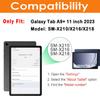 Keyboard Case Compatible for Galaxy Tab A9 Plus/A9+ 11 Inch 2023 Model SM-X210/X216/X218, Wireless Bluetooth Keyboard Cover Compatible for Samsung Galaxy Tablet A9+ Built-in Pencil Holder- SkyBlue view 2