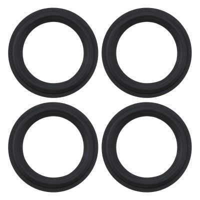 ECSiNG 4PCS 6.5 Inch Speaker Foam Edge Surround Replacement Part Speaker Surrounds Repair Kit Inner Diameter 106mm Outer Diameter 152.7mm for Speaker Repair DIY Black