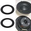 ECSiNG 4PCS 6.5 Inch Speaker Foam Edge Surround Replacement Part Speaker Surrounds Repair Kit Inner Diameter 106mm Outer Diameter 152.7mm for Speaker Repair DIY Black view 3