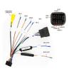 20 Pin Car Stereo Radio Player Iso Wiring Harness Connector with Rear View Camera Connect view 2