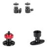 CAMVATE 360 Degree Swivel 1/4"-20 Mini Ball Head + 1/4"-20 Male Thread Screw Mount + Ceiling Mount with 5/8"-27 Female Thread view 1