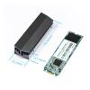 1 Pcs M.2 Heat Sink Aluminum 2280 M2 Heat Sink SSD Cooler for Desktop Computer Computer Accessories (Color : Gray) view 2