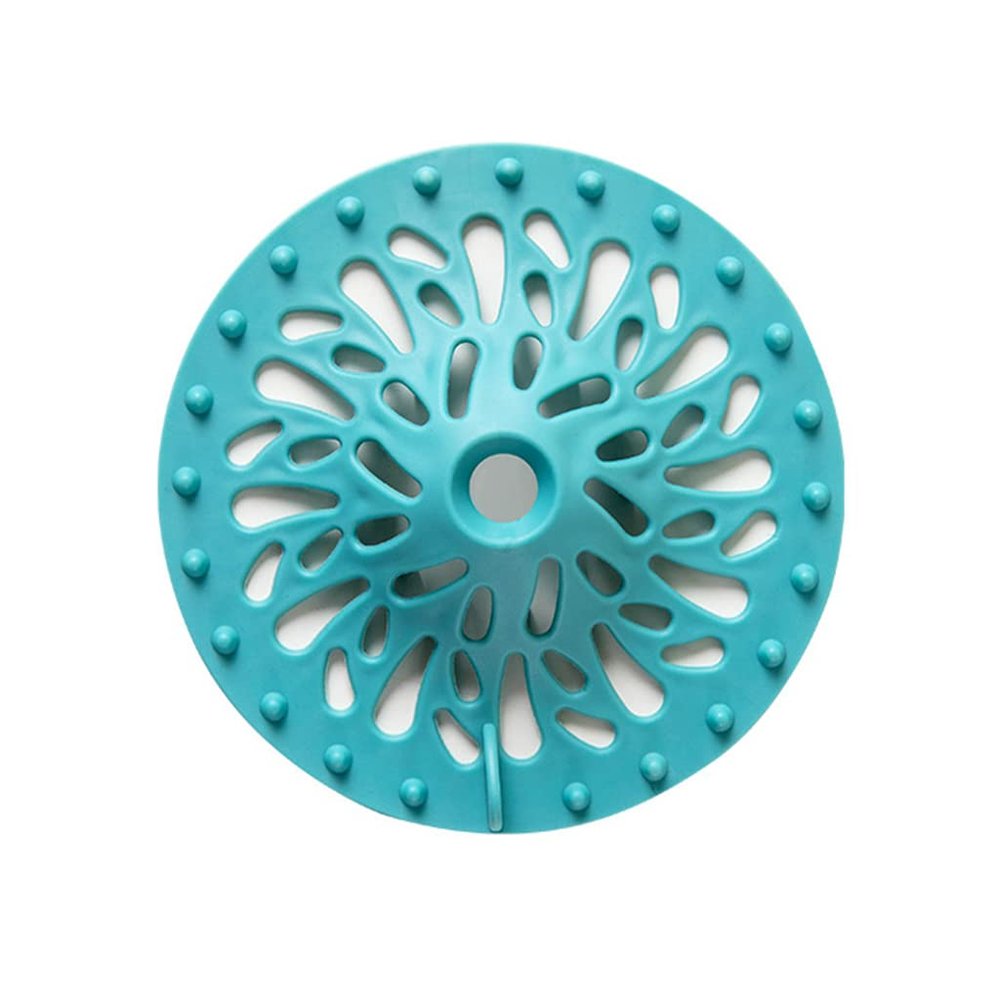 Hair Catcher Shower Drain Bathtub Sink Covers for Bathroom Kitchen Hair Stopper Silicone Drain Protector Shower Floor Drain Cover Round Hair Catcher