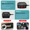 GELRHONR OBD Power Cable for Dash Camera, OBD2 Diagnostic Extension Adapter to 90Degree Mini USB with Switch Button, 24 Hours Surveillance/Acc Mode 12-24V to 5V/3A, for Dashcam, GPS -3.5M/11.5Ft view 2