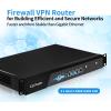 Glovary 19 Inch Firewall Rackmount N100, 4 x i226V 2.5GbE LAN, 19" OPNsense Router Hardware, DDR5 8GB RAM 64GB SSD, AES-NI, 1U Rack Firewall Appliance, HD+VGA Dual Display view 3