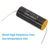 PATIKIL 6.8uF 250AC/400DC V Frequency Divider Capacitor, 2 Pcs Axial Audio Speaker Crossover Step-Less Film Capacitor MKP Capacitor for Audio Equipment Appliances, Yellow view 4