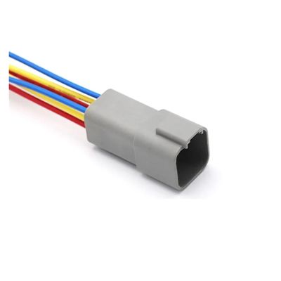 ARETV 5/20/100 Sets of Waterproof connectors for Automotive Male and Female, 18AWG 15CM Wire DT06/DT04/2/4/6/8/12S/P (Color : DT04-6P (18AWGX15CM), Size : 5 Sets)