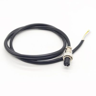 19.69 ft GX12 5 Pin Single Female Head Aviation Cordset, GX12 5Pins Female Connector Electrical Cable Panel Mount Circular Metal Aviation Adapter Cordset for Ships 22AWG (6meter)