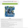2-CH CAN FD HAT 2-Channel Isolated CAN FD Expansion HAT for Raspberry Pi 5/ 4B/3B+/3B/Pi Zero W/WH/Pi Zero 2W WH/and Jetson Nano, Support CAN FD, MCP2518FD CAN Controller + CAN Transceiver Chip view 2