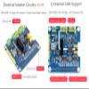 2-CH CAN FD HAT 2-Channel Isolated CAN FD Expansion HAT for Raspberry Pi 5/ 4B/3B+/3B/Pi Zero W/WH/Pi Zero 2W WH/and Jetson Nano, Support CAN FD, MCP2518FD CAN Controller + CAN Transceiver Chip view 4