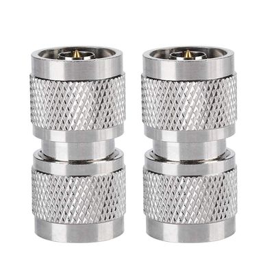 2PCS N Female to N Female Connector, Pure Copper Coaxial Cable Adapter N-Type Connecter Adapter Barrel Connectors for Antenna Extension Cable