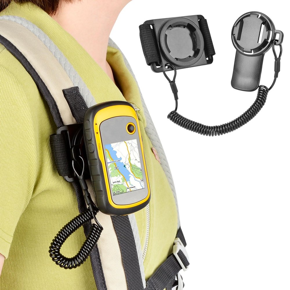 Generturbo Backpack Tether for Garmin Handheld GPS Mount Accessories, Compatible with Garmin eTrex, Rino, Oregon, Alpha and GPSMAP, Hiking or Hunting, Quick Access, Accessible and Secure