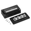 ANKROYU Bus Bar Box, Terminal Studs Box with Screws, Power Junction Block Box, M10 Terminal Studs Power Junction Distribution Block for Marine Car Solar (Black) view 1