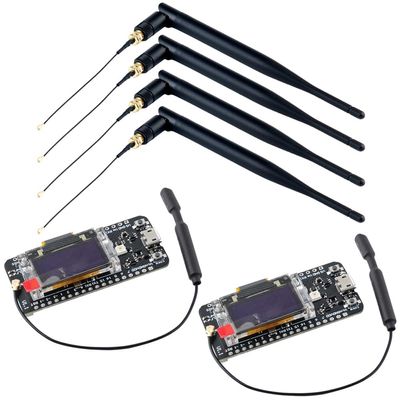 DIYmalls 2pcs 915MHz LoRa GPS Module + 4pcs 915 MHz LoRa Antenna 5dBi
