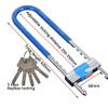 HESHANGWL Adjustable Buckle Locks - U-Shape Shackle Locks, Fits Most Carabiners, Ideal for Indoor and Outdoor Use (Blue) view 4