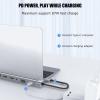 Beufee USB C Hub, Docking Station Dual Monitor Laptop Docking Station Dual Monitor 12 in 1 Hub Docking Station USB VGA PD RJ45 Docking Station view 3