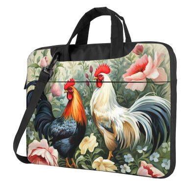 13 inch Laptop Tote Bag Men Women Rooster Shoulder Laptop Sleeve Briefcase Messenger Computer Bag