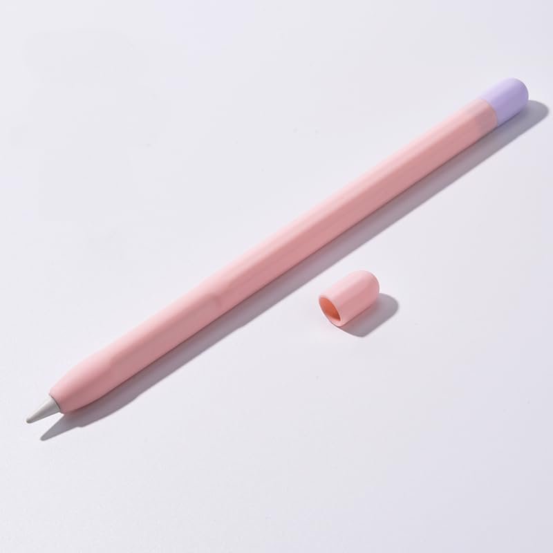 GANGANPRO Pencil Case Compatible with Apple Pencil 1st Generation Case,Protective Skin Holder Grip Accessories for Apple Pencil 1st Gen - Pink