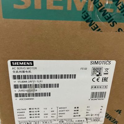 1 PCS Motor 1FL6044-2AF21-1LA1